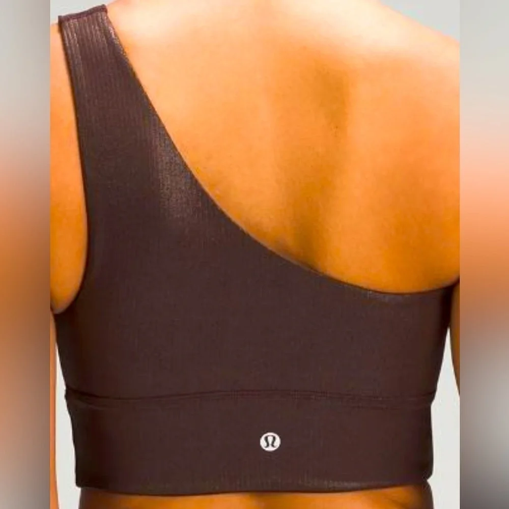 LULULEMON ALIGN ASYM RIB BRA C/D SHINE NWT